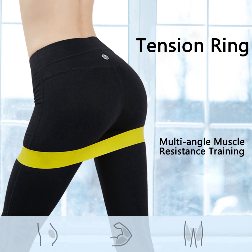 Resistance Band Bahan Karet Untuk Yoga/Pilates/Latihan Kekuatan