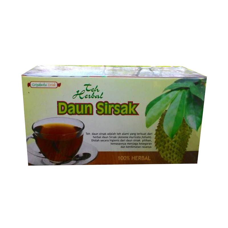 

Teh herbal daun sirsak untuk menjaga kesehatan dan turunkan kolesterol Minuman Obat Kanker Teh Daun Sirsak isi 20 Kantong Teh celup