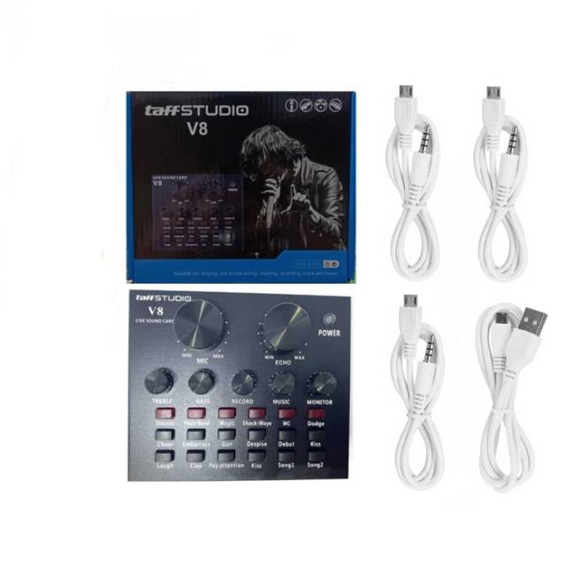 Paket Hemat Mic SF-930 Soundcard Mixer V8 Home Recording Terbaik