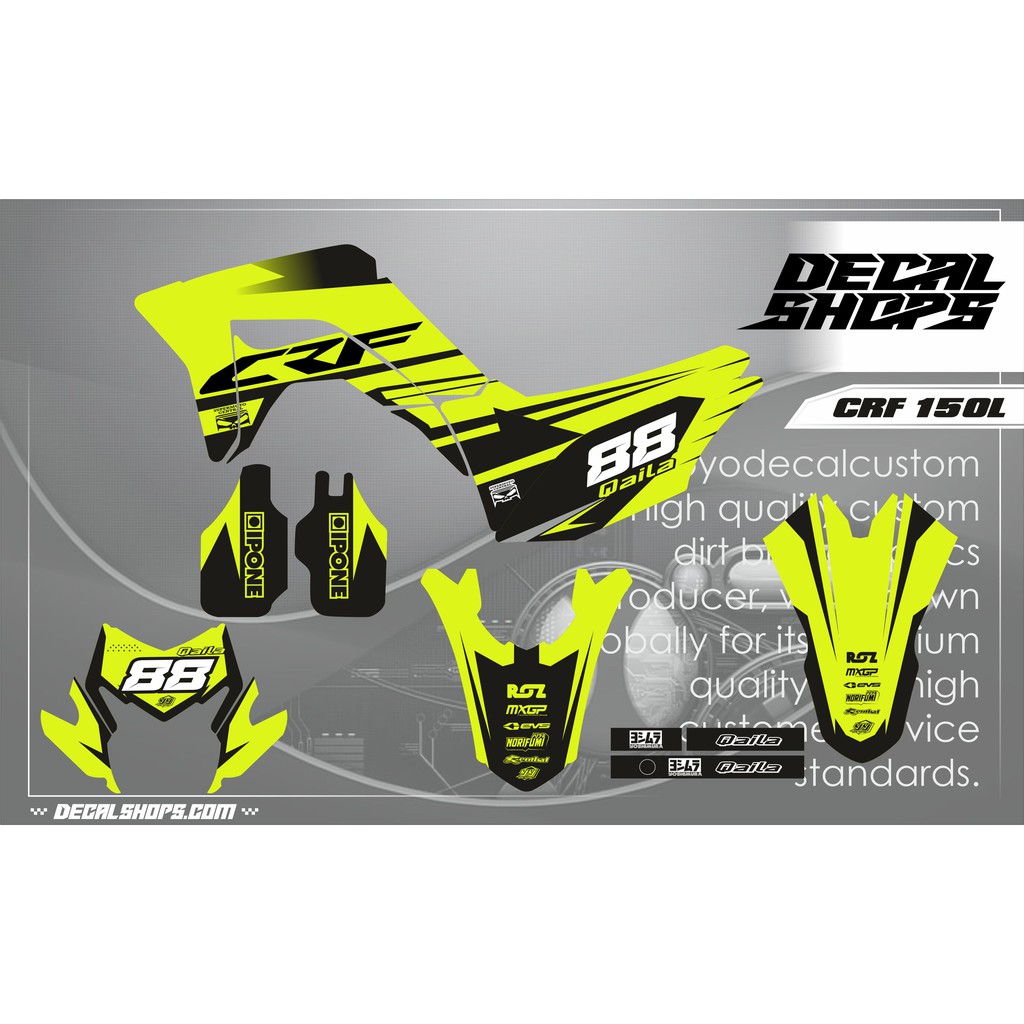 DECAL CRF MURAH DECAL CRF MURAH KEREN DECAL CRF SIMPEL DECAL stabilo