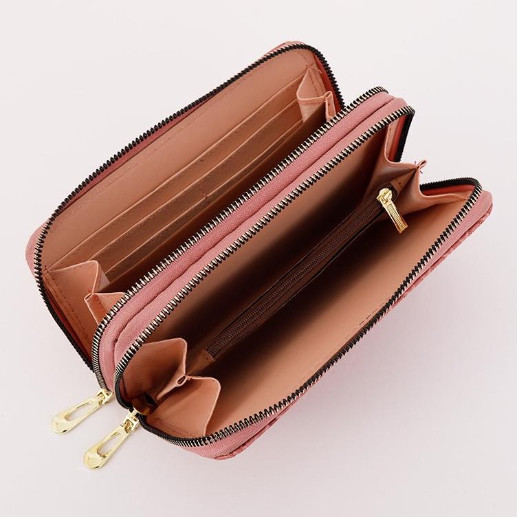 "GHC. 91150" DOMPET PANJANG WANITA 2 RESLETING PESTA KULIT PREMIUM LEGIA FASHION KOREA BRANDED IMPOR