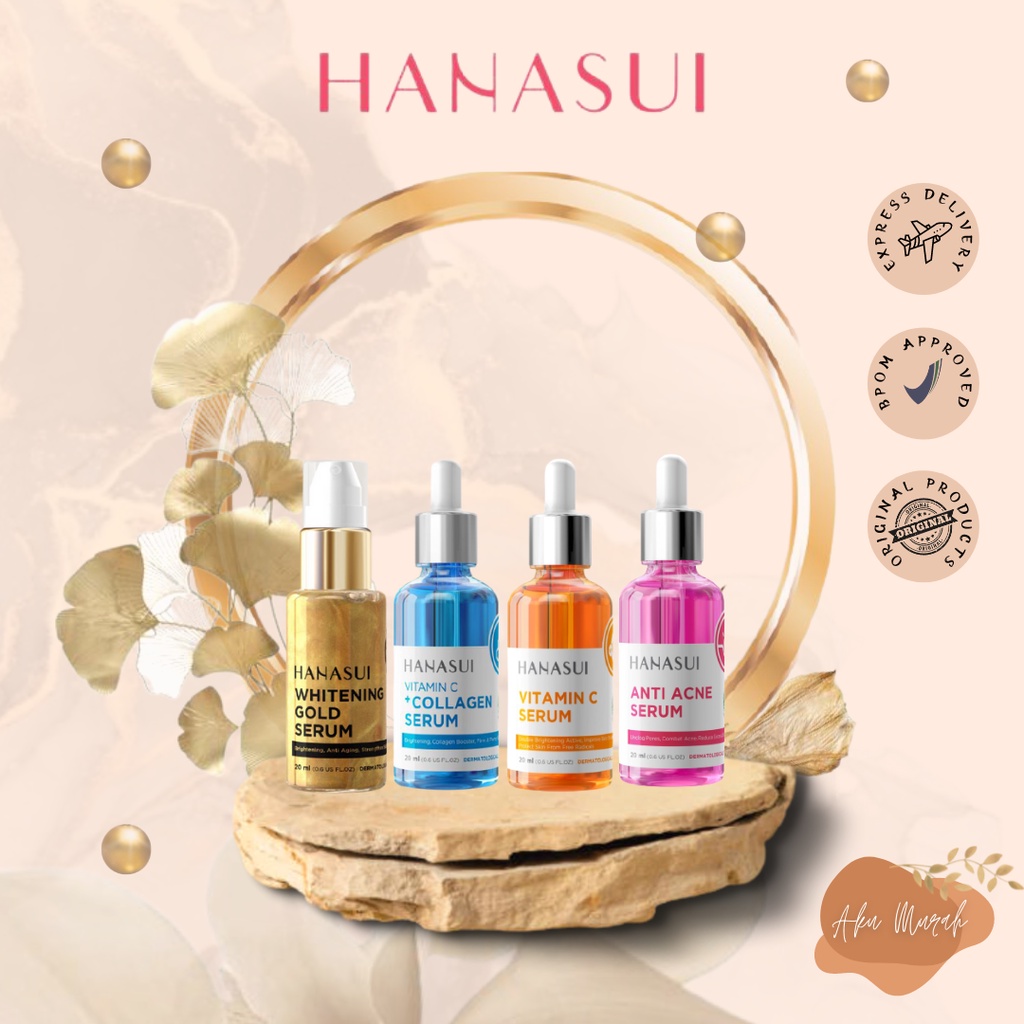 ✨ AKU MURAH ✨HANASUI Serum Series / Gold/ Acne/ Vit.c /Collagen