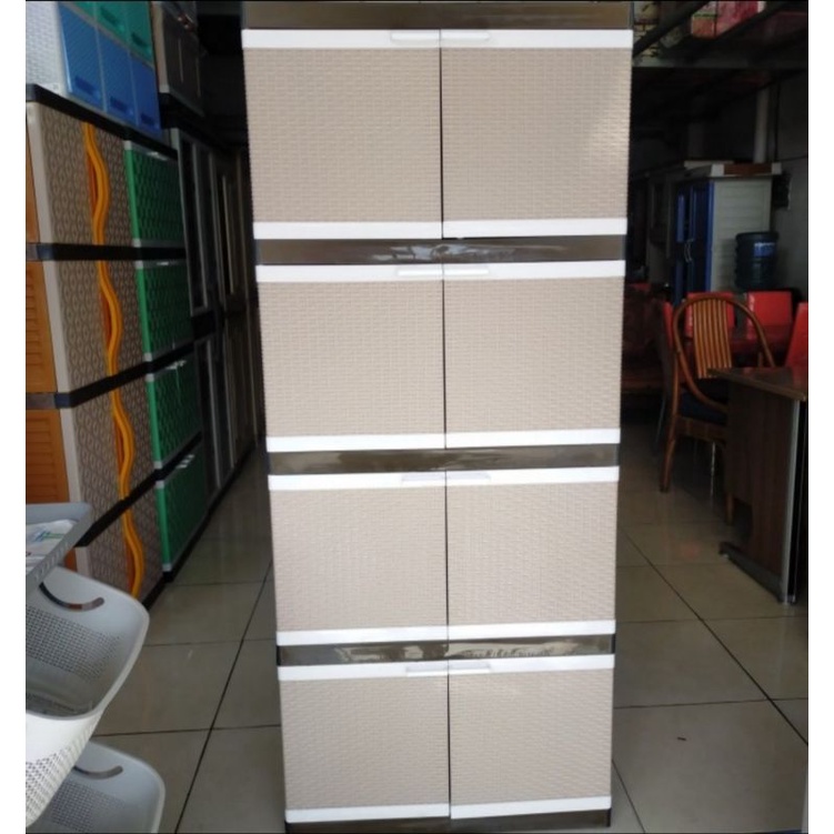 LEMARI PLASTIK CLUB 4 SUSUN BESAR