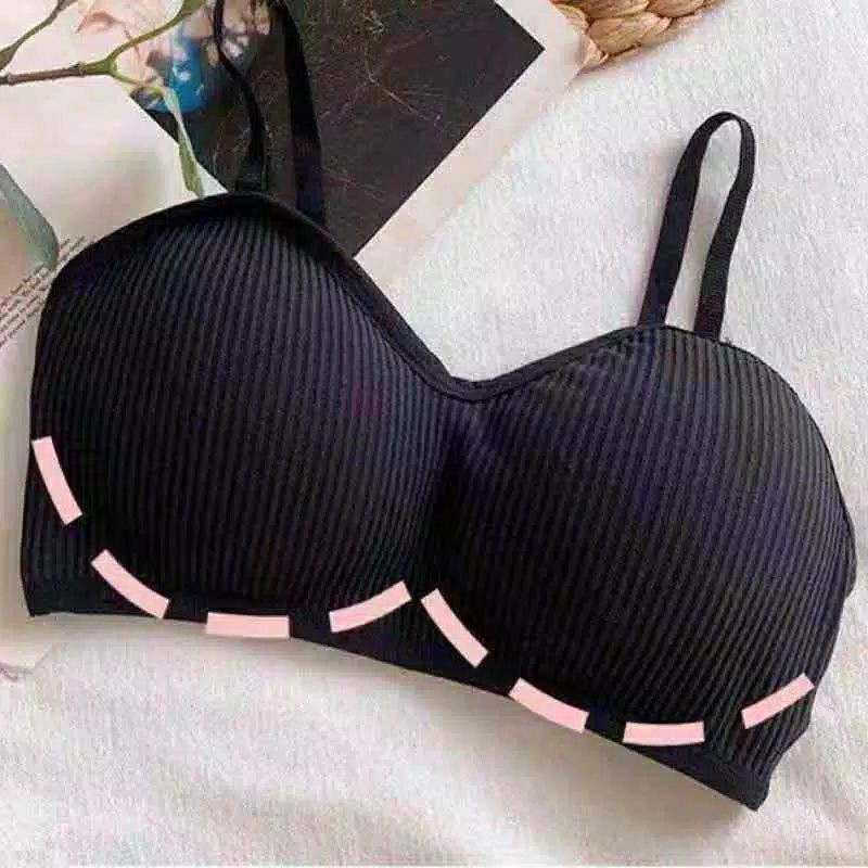 Bra Wanita Tanpa Kawat Bahan Halus BH Pakaian Dalam Bra Push Up Elastis Sexy