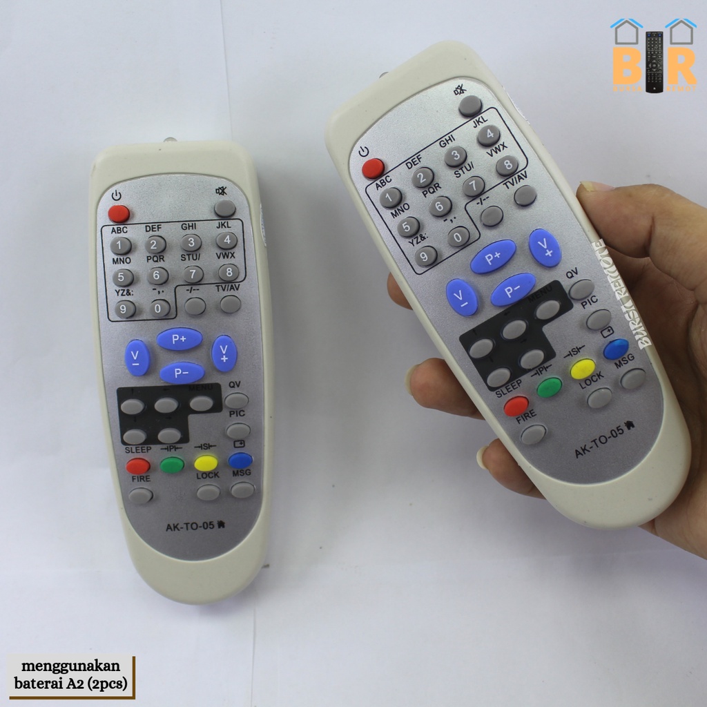 Remot / Remote Akira TV Tabung TO-05 / ecer dan grosir