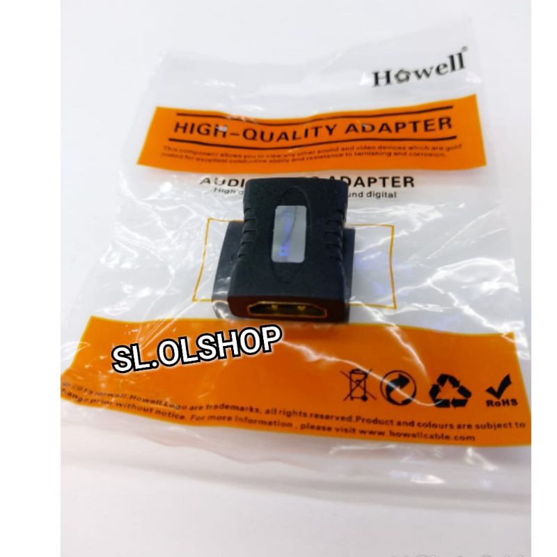 KONVENTER HOWELL ADAPTER AUDIO /VIDEO HDMI CONNECTOR F-F/HOWELL HIGH QUALITY