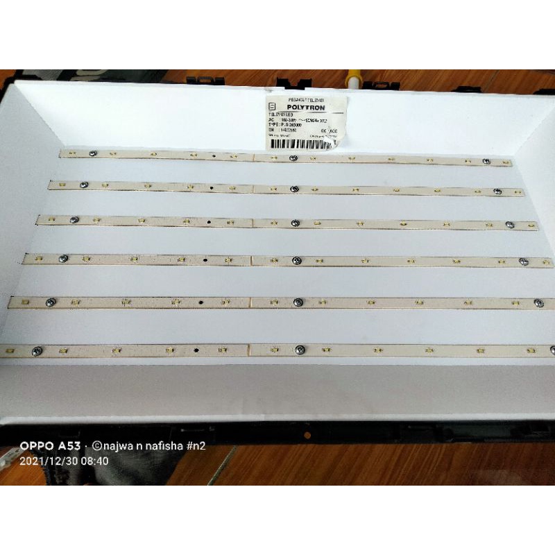 lampu Backlight polytron 24d800
