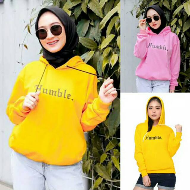 Sweater Hoodie Wanita /Sweater Wanita /Baju Wanita /Baju Wanita Muslim /Sweater Hoodie HUMBLE