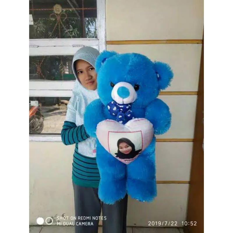 BONEKA Teddy bear XL 70CM gratis Ukir nama atau photo