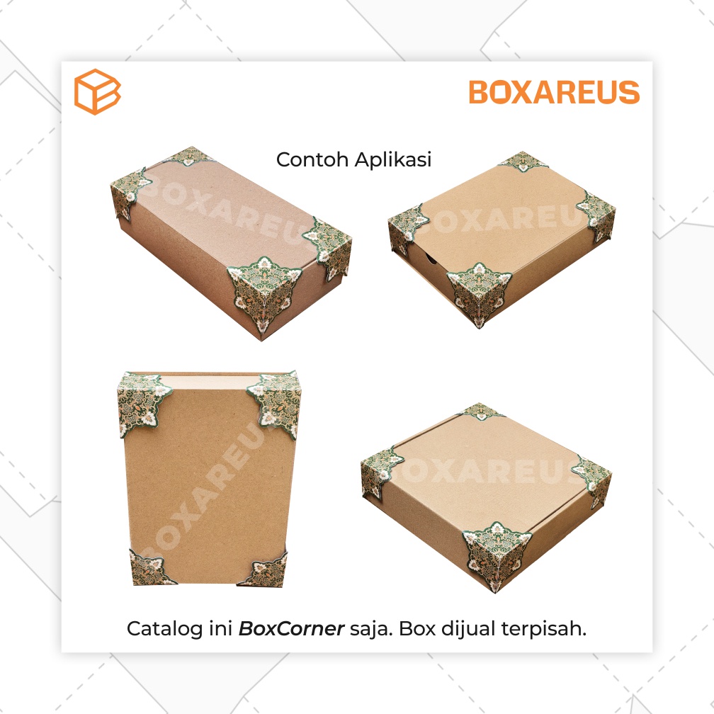 Aksesoris Box Dekorasi Packaging Hiasan Sudut Dus Kardus Decor BOX CORNER | DC