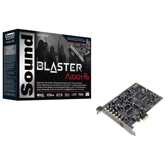 Creative Labs Sound Blaster Audigy Rx Pcie 7.1 Sound Card High Amp