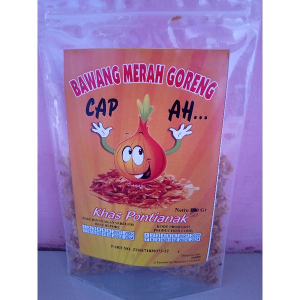 

bawang goreng cap Ah khas pontianak