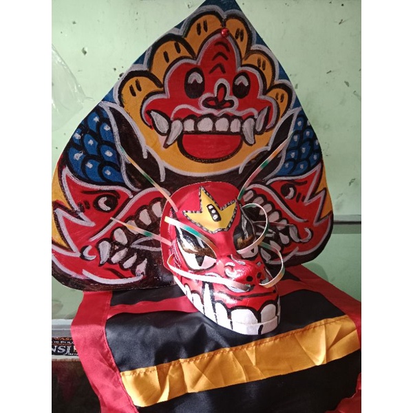 NEW Barongan devill spon kain panjang, barongan murah, barongan anak, caplokan spon