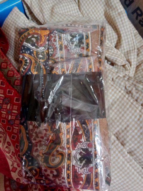 Jilbab Hijab Segi Empat Voal Square Motif Batik Tunik Etnik