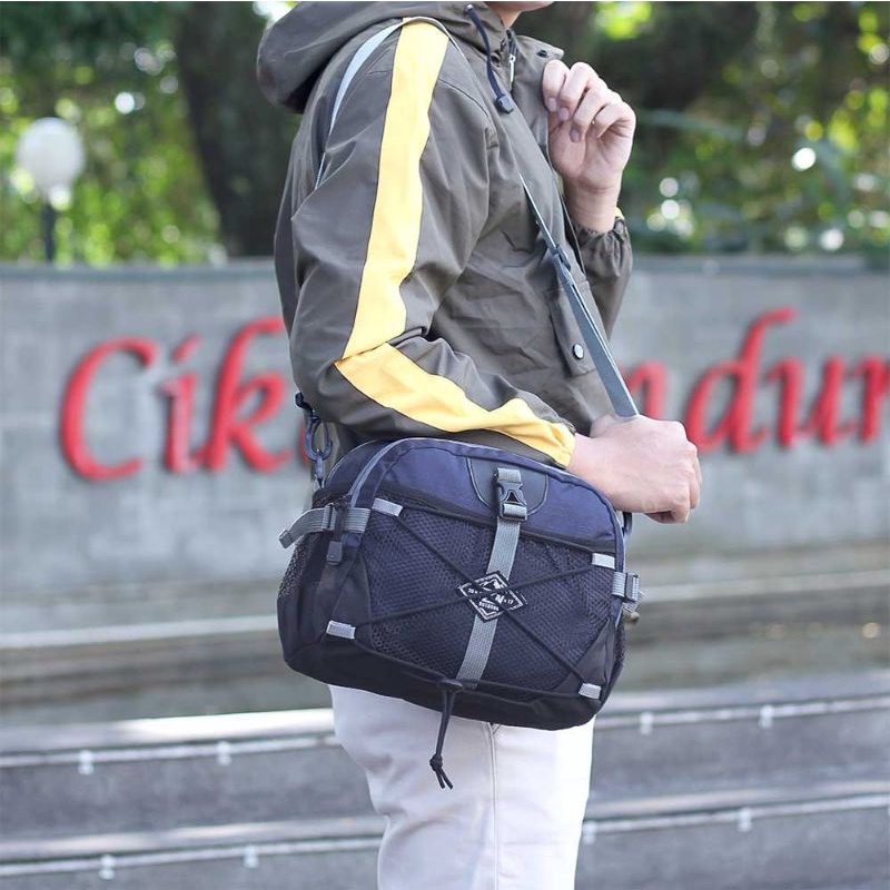 Tas Selempang Outdoor Pria Terbaru | Salempang Gunung Bahan Premium Original | Kekinian Stylish Keren Tourer Shoulder Bag