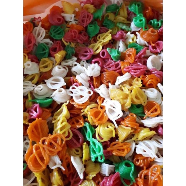 

1 KG KERUPUK MENTAH KEONG PELANGI