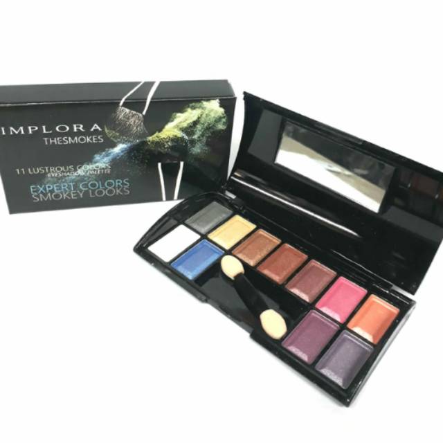 Eyeshadow implora smoke look 11. warna