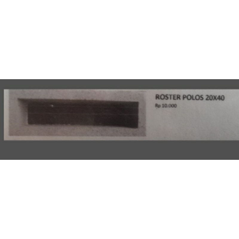 Roster/Roster beton/Roster Minimalis/Roster Bogor/roster polos 20×40