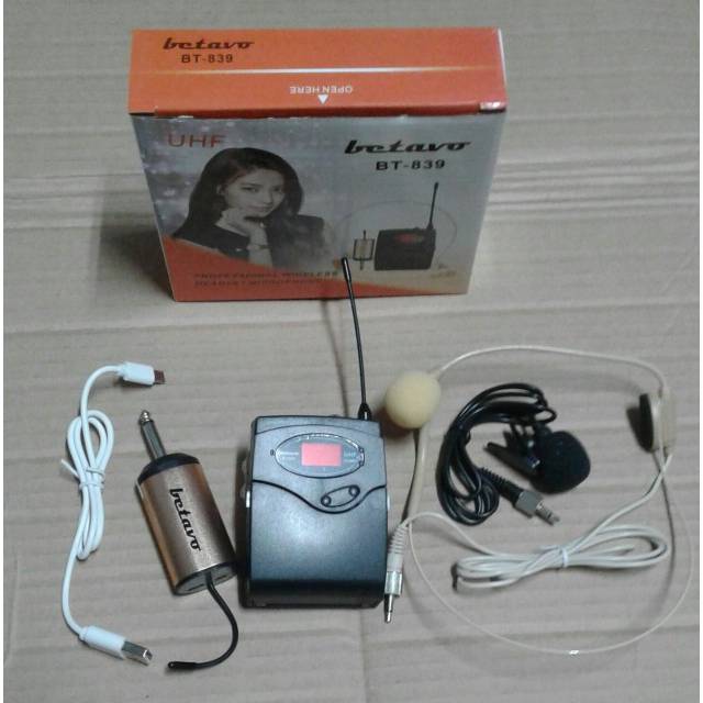 Mic wireless BETAVO BT-839(mic Heandset)