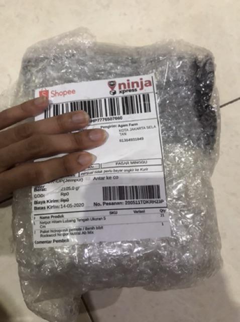 Netpot Hitam Lubang Tengah Ukuran 5 Cm