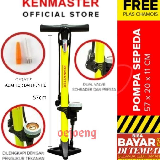 Pompa Ban Pompa Angin Sepeda Motor ODESSY JEMBOLY ALOY - kanemaster