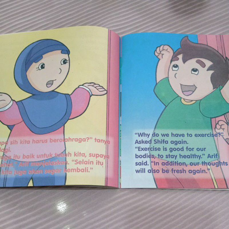 Buku Cerita Aku Suka Berolah Raga / Bilingual