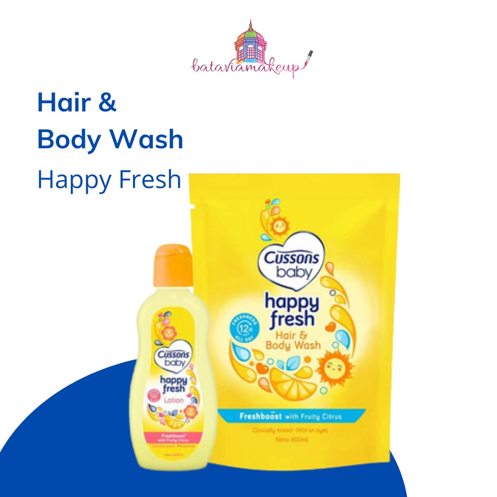 CUSSONS BABY HAPPY FRESH HAIR&amp;BODY WASH