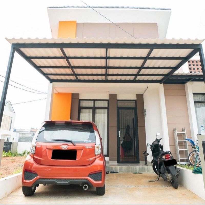 kanopi alderon canopy carport besi