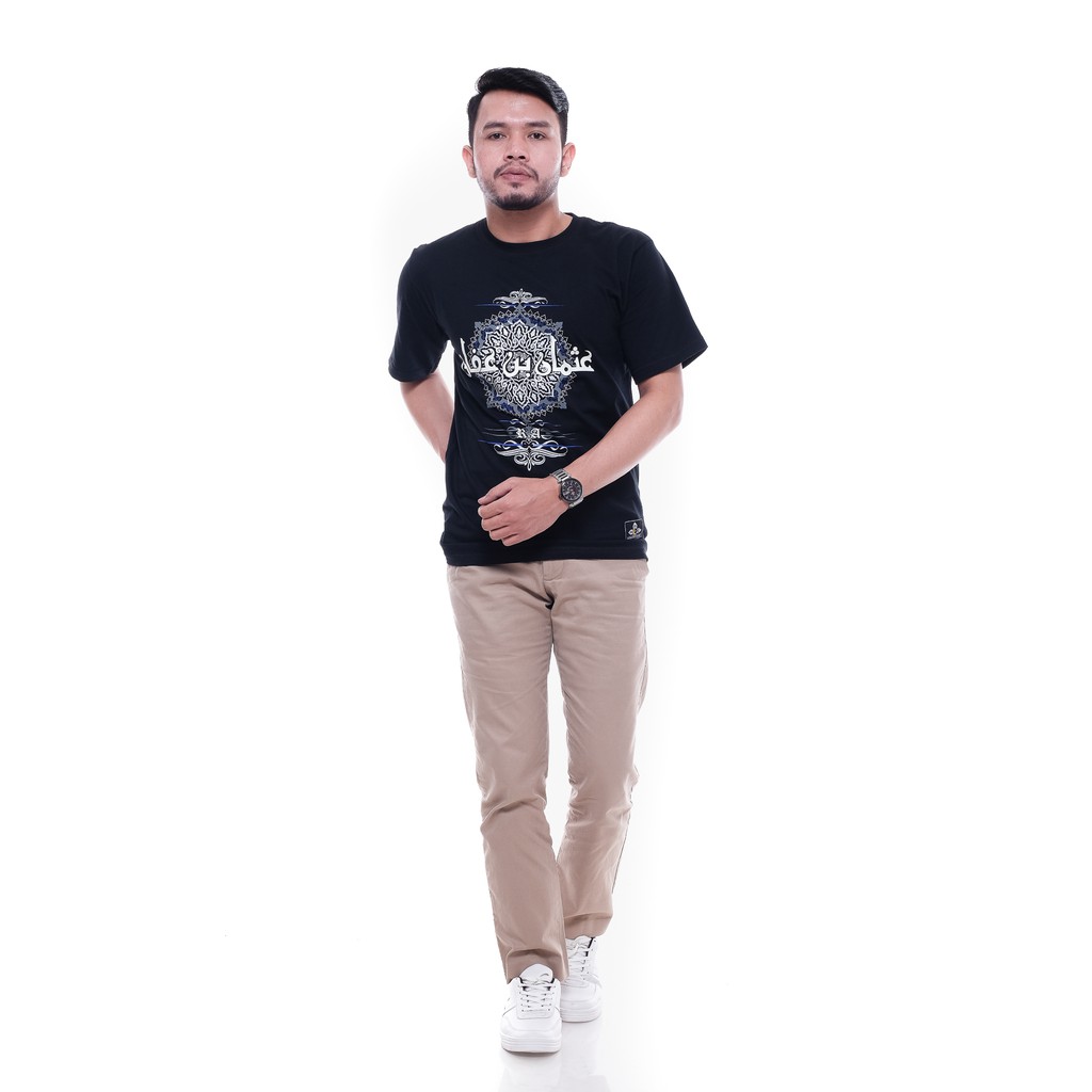 Baju kaos muslim KHALIFAH UTSMAN BIN AFFAN ori bmw merch