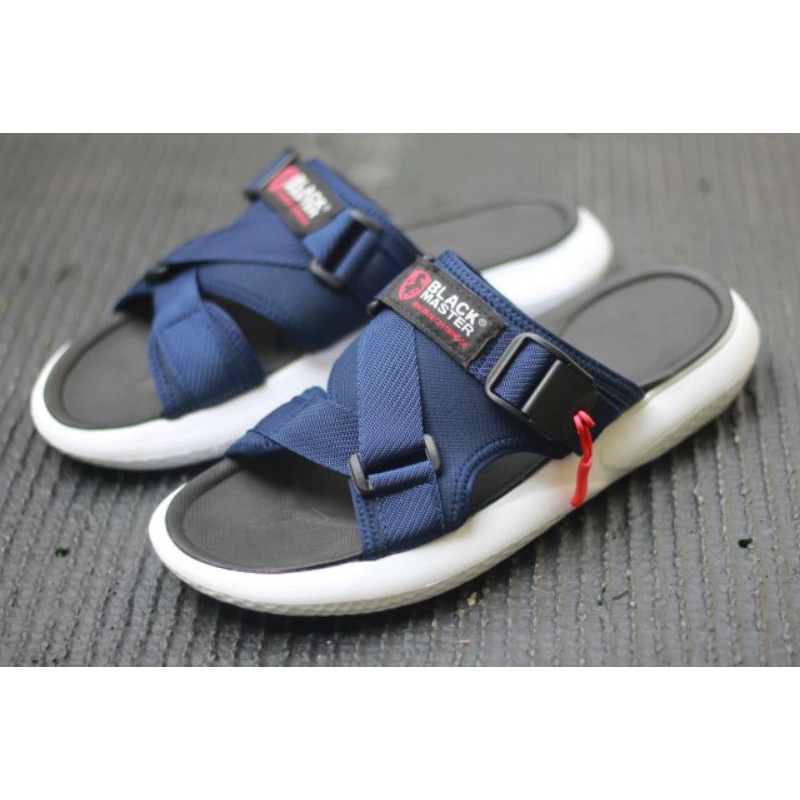 Sandal Pria Original Black Master Sendal Pria Terbaru
