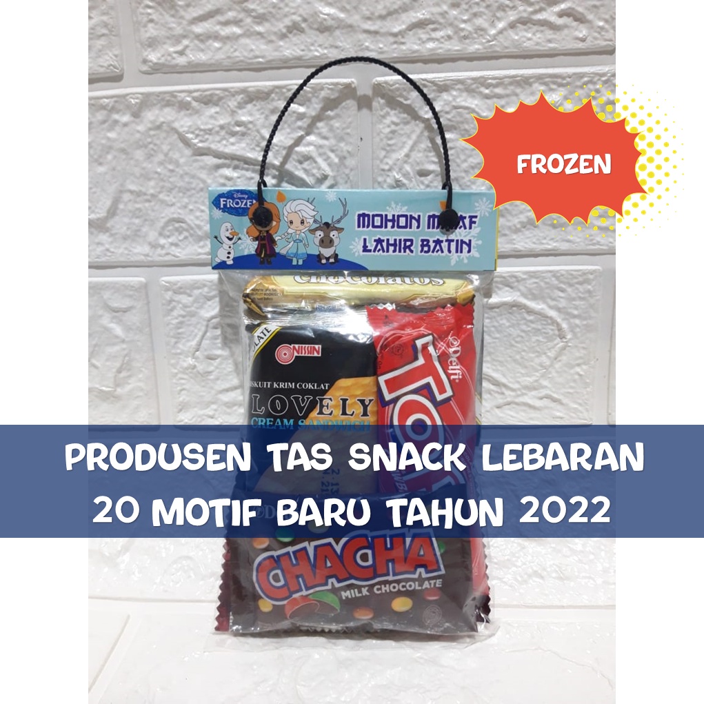 

[Frozen Karakter] Tas Plastik Snack Lebaran | Kantong THR Anak Kekinian | Amplop Parcel Lebaran Grosir