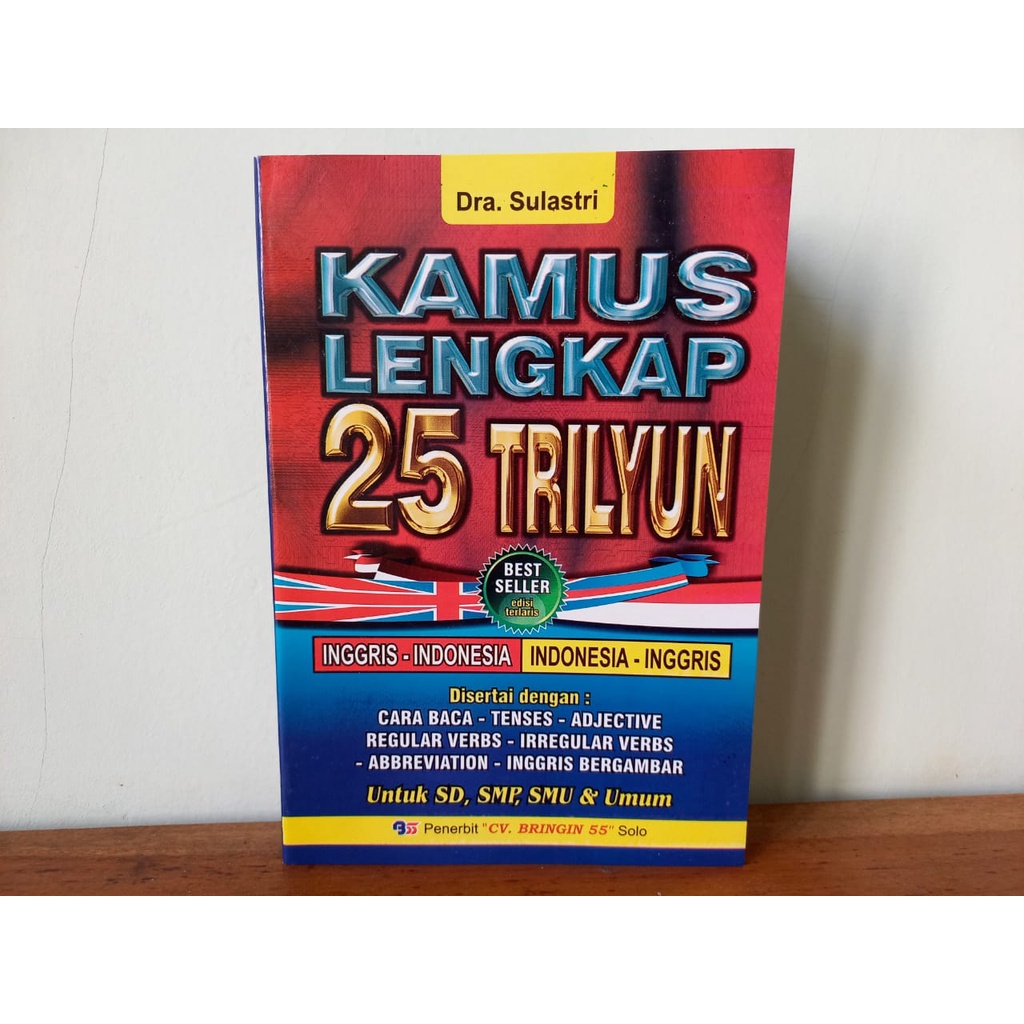 Kamus Bahasa Inggris Lengkap 25 Trilyun Inggris-Indonesia Indonesia-Inggris (Ukuran A5)