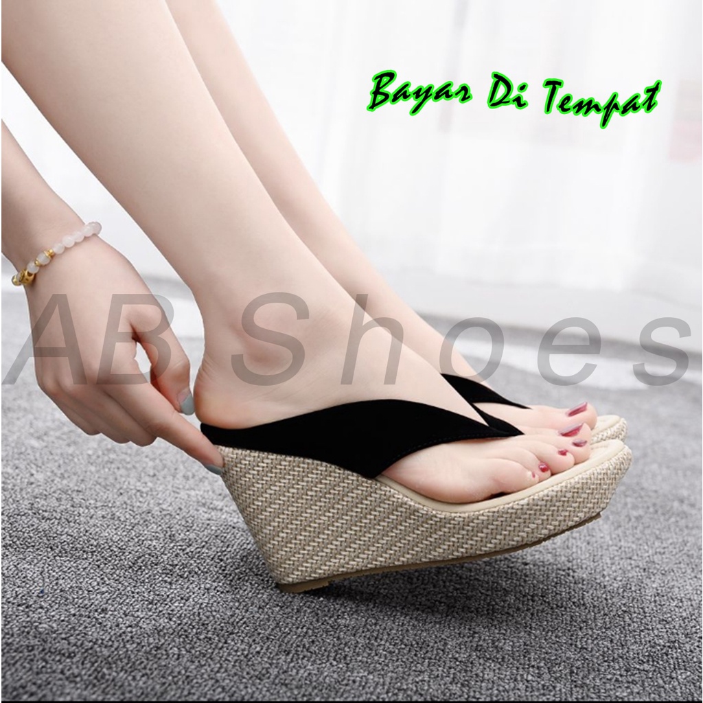 Sandal Wedges Wanita Terbaru Sandal Jepit Wanita sandal wanita wedges wanita sandal wanita terbaru sandal wanita wedges