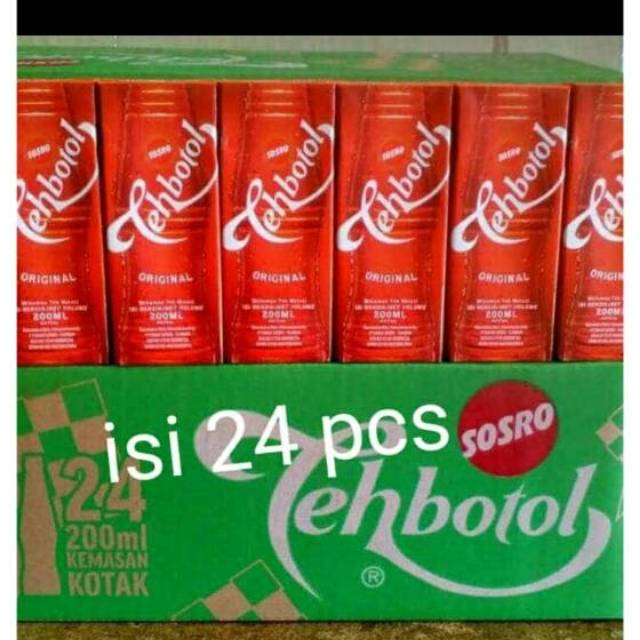 

Teh Botol Sosro Kemasan 200ml (24pcs/kardus)