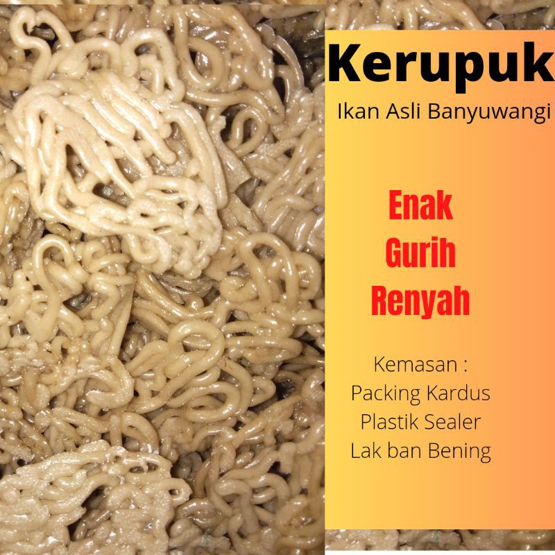 

Kerupuk Ikan Asli Banyuwangi