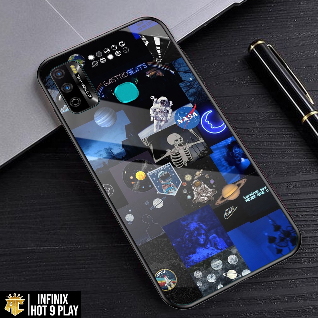 Case INFINIX HOT 9 PLAY - Casing INFINIX HOT 9 PLAY Terbaru AERO CASE [ Nasa Tumblr ] Silikon INFINI