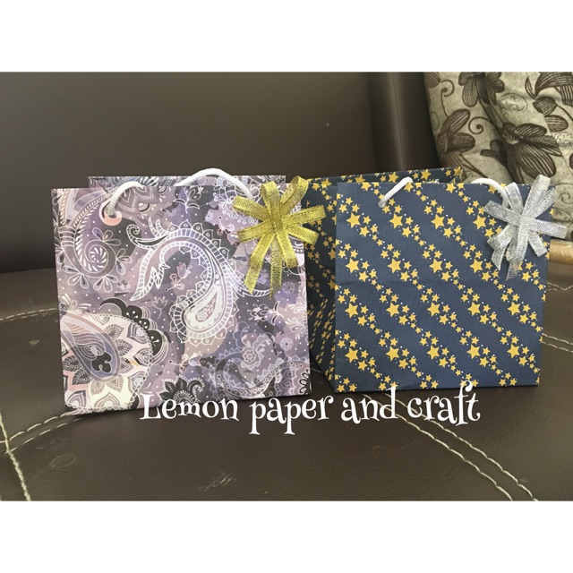 

Paperbag gift bag untuk Toples kue kering (Harga per pcs)