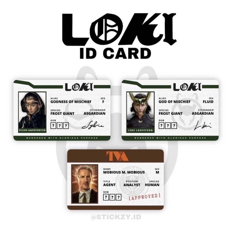 ID CARD LOKI AND TVA