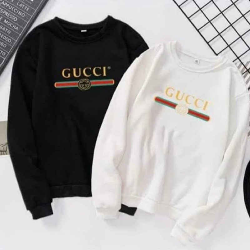 SWEATER HOODIE JAKET PRIA WANITA FASHION BRANDED GUCCI LOGO