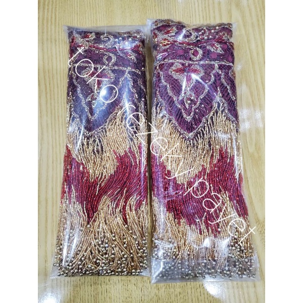 rumbai songket payet jepang