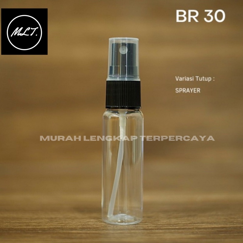 BOTOL PLASTIK 30ML SPRAY HITAM BENING BOTOL SPRAYER 30 ML BENING SPRAY HITAM SEMPROT