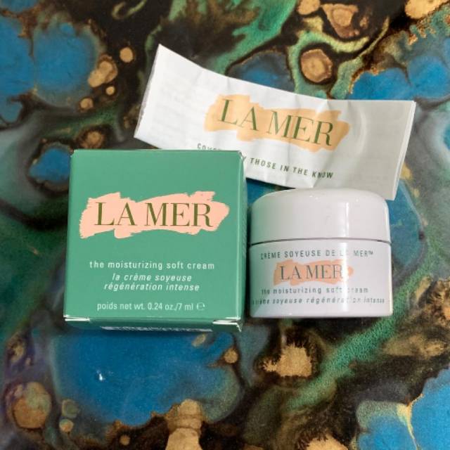 LA MER - The Moisturizing Soft Cream - 7ml, 15ml, 30ml, dan 60ml. La Mer Lamer