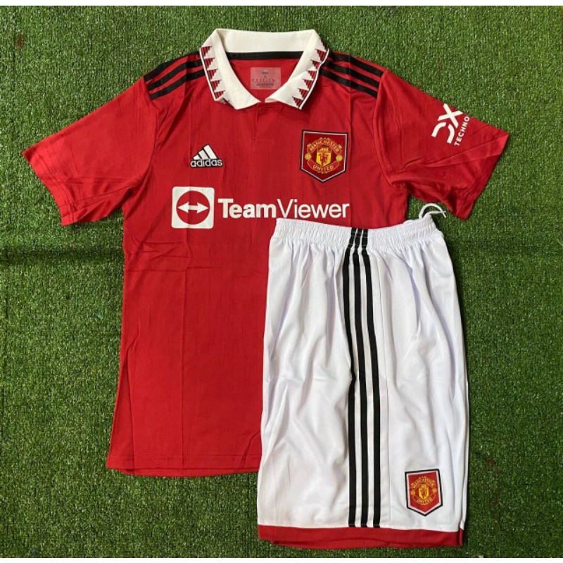 STELAN BAJU CELANA MANCHESTER UNITED MU HOME CELANA PUTIH 2022  / 2023