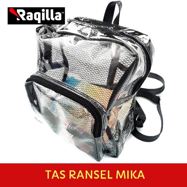 Tas Ransel Mika Backpack Transparan Premium Tas gandong