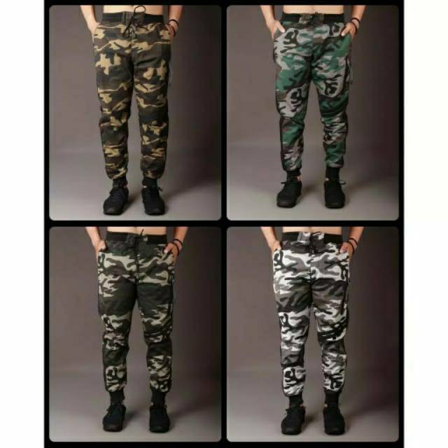 Celana Jogger Loreng Army Pria Celana Jogger Outdor Celana Army TNI Premium Celana Joger Panjang