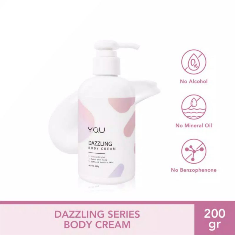 Y.O.U Dazzling Body Cream 200g