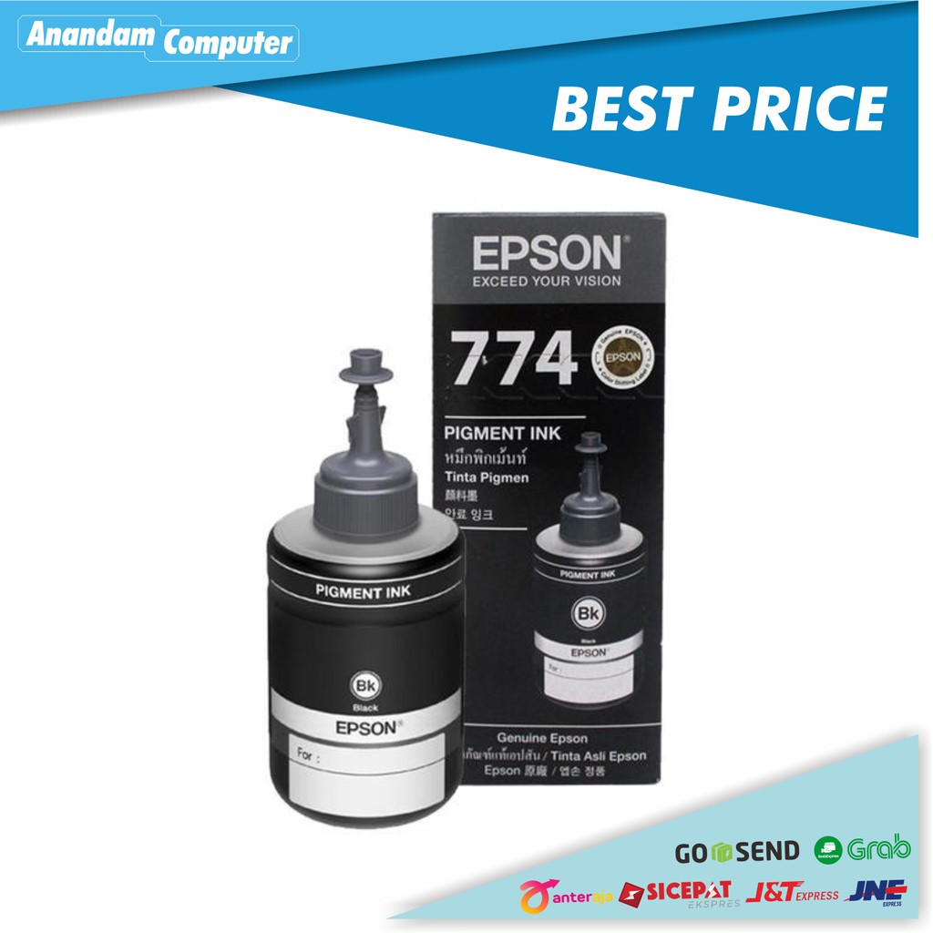 Epson T7741 Black Pigment Ink 774 / T 7741 Original