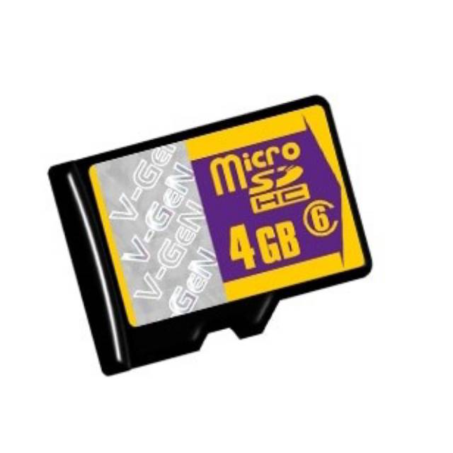 (ORIGINAL 100%)MICRO SD V-GEN 4GB CLASS 6 NA