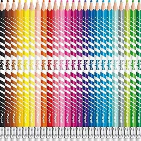 

PINSIL WARNA PANJANG MAPED WITH ERASER 24 COLOR
