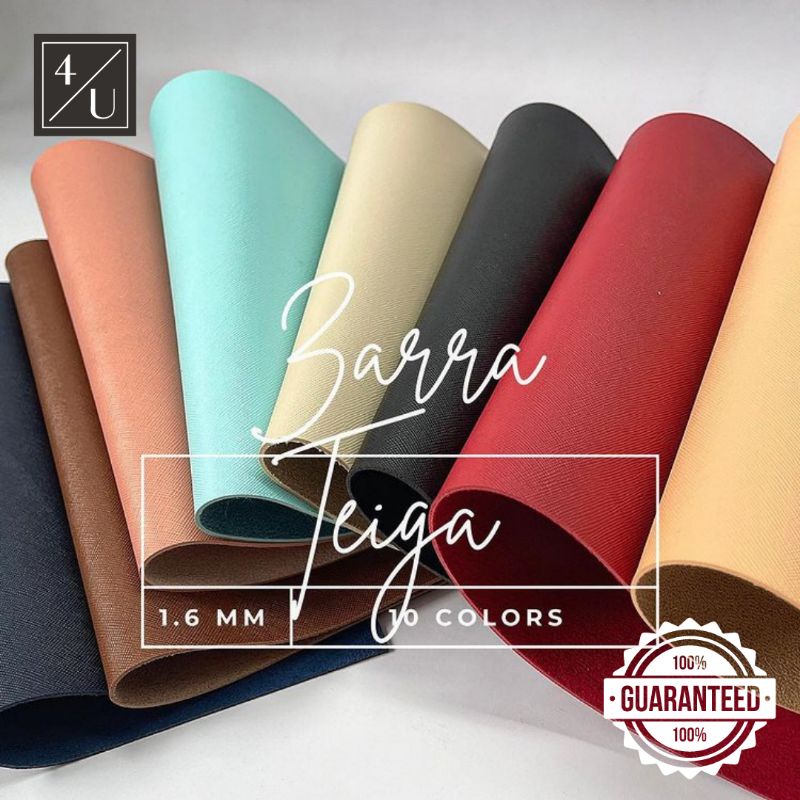 SUPPLIER Kain Kulit Sintetis Meteran Bergaransi PVC - Zarra Teiga 1x1.37m Bahan Tas Oscar